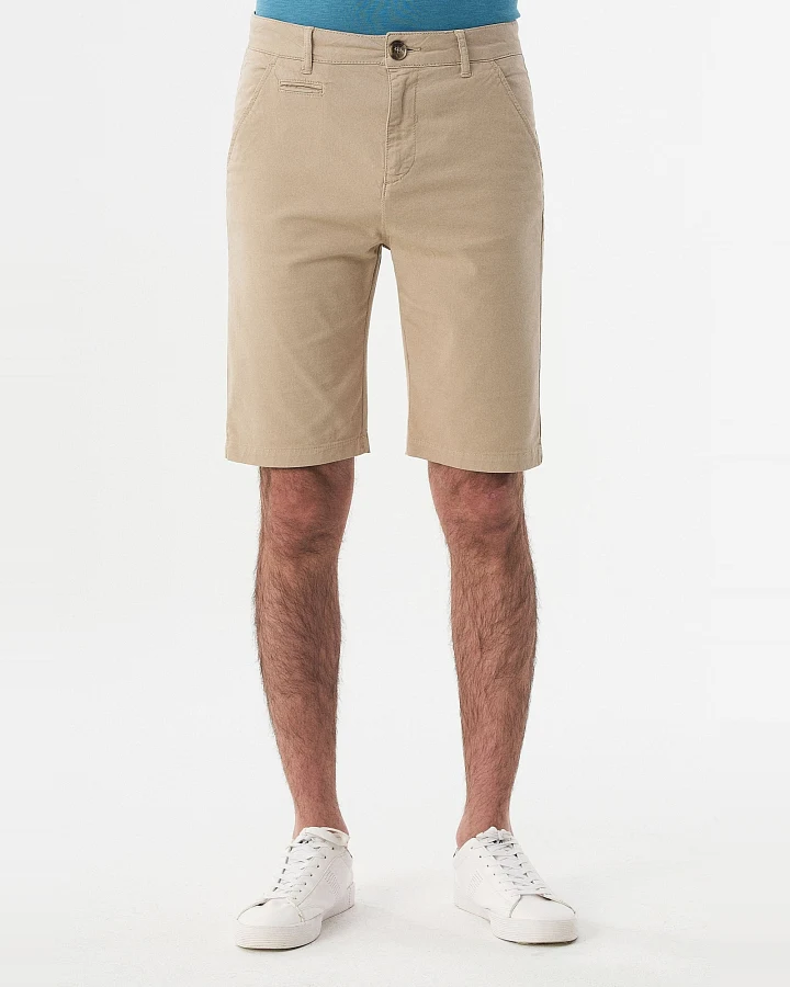 ORGANICATION Herren vegan Chino-Shorts Bio-Baumwolle Beige