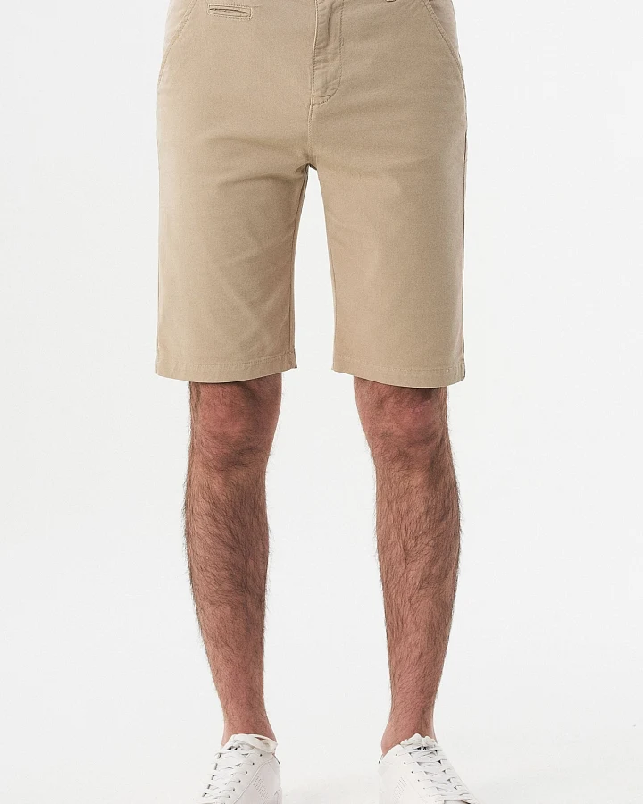 ORGANICATION Herren vegan Chino-Shorts Bio-Baumwolle Beige