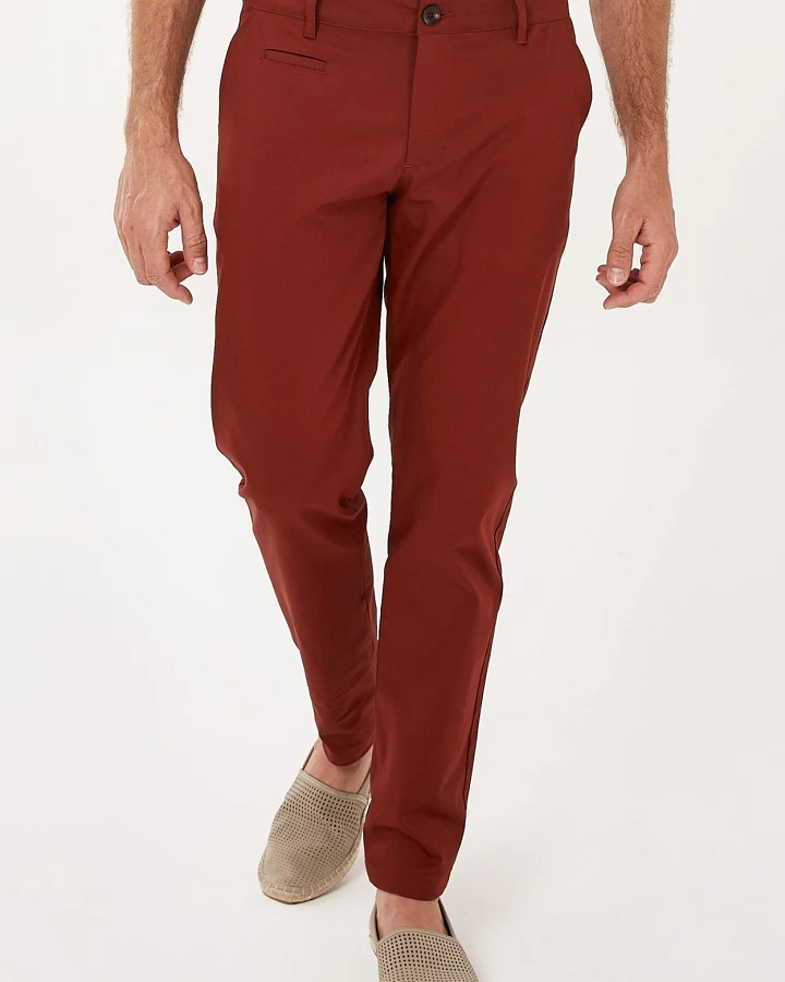 ORGANICATION Herren vegan Chino Hose Bruin