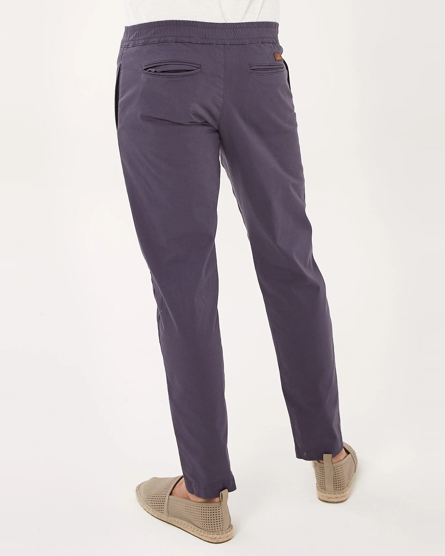 ORGANICATION Herren vegan Chino-Hose Paars Grijs – Ansicht 2