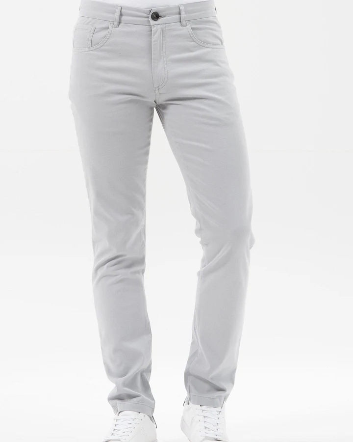 ORGANICATION Herren vegan Slim Fit Hose Grau