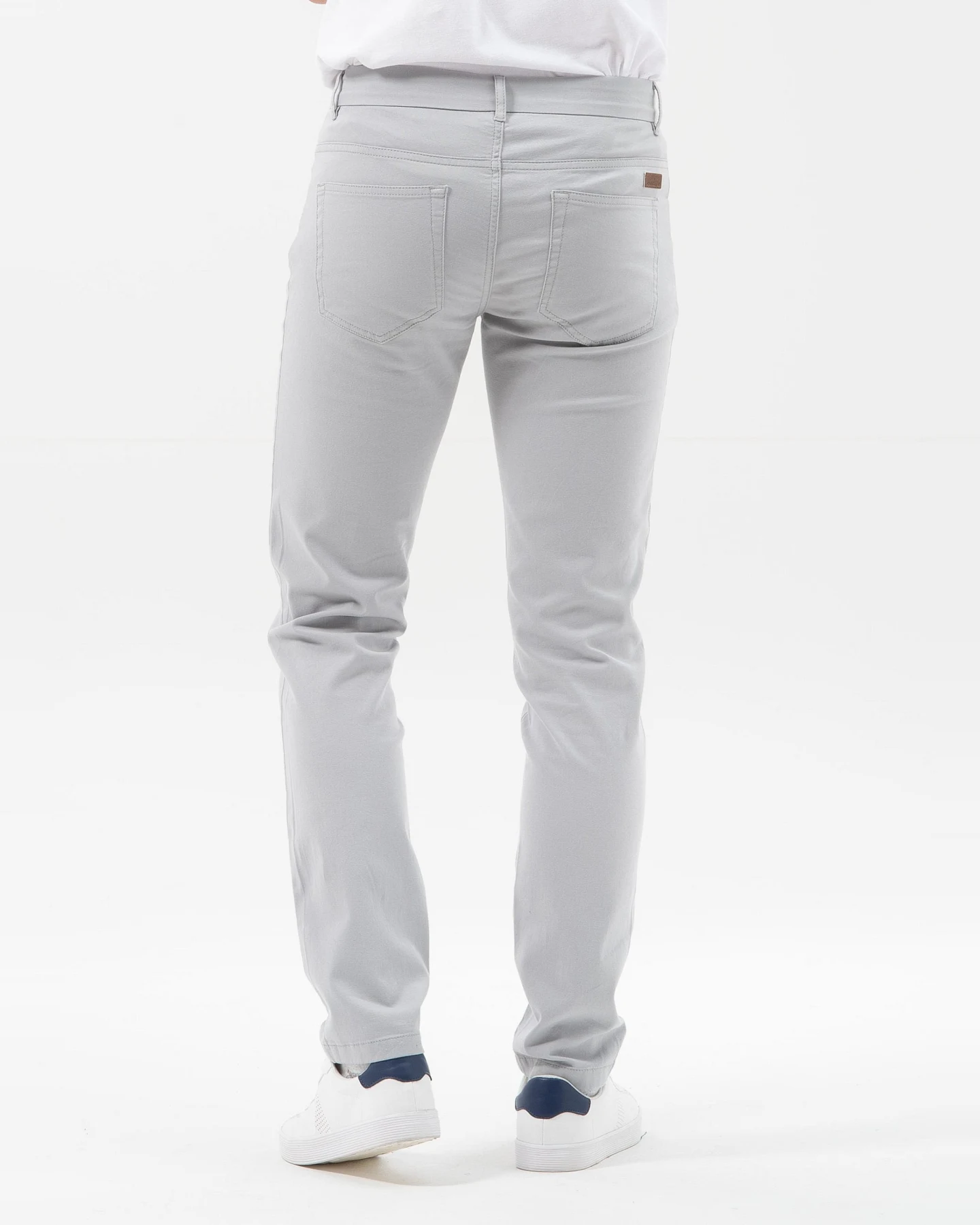 ORGANICATION Herren vegan Slim Fit Hose Grau – Ansicht 2