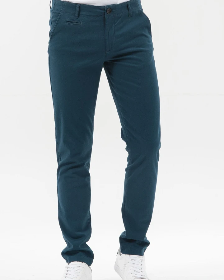 ORGANICATION Herren vegan Slim Chino Hose Navy
