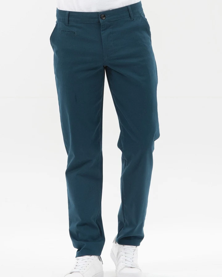 ORGANICATION Herren vegan Regular Chino Hose Navy