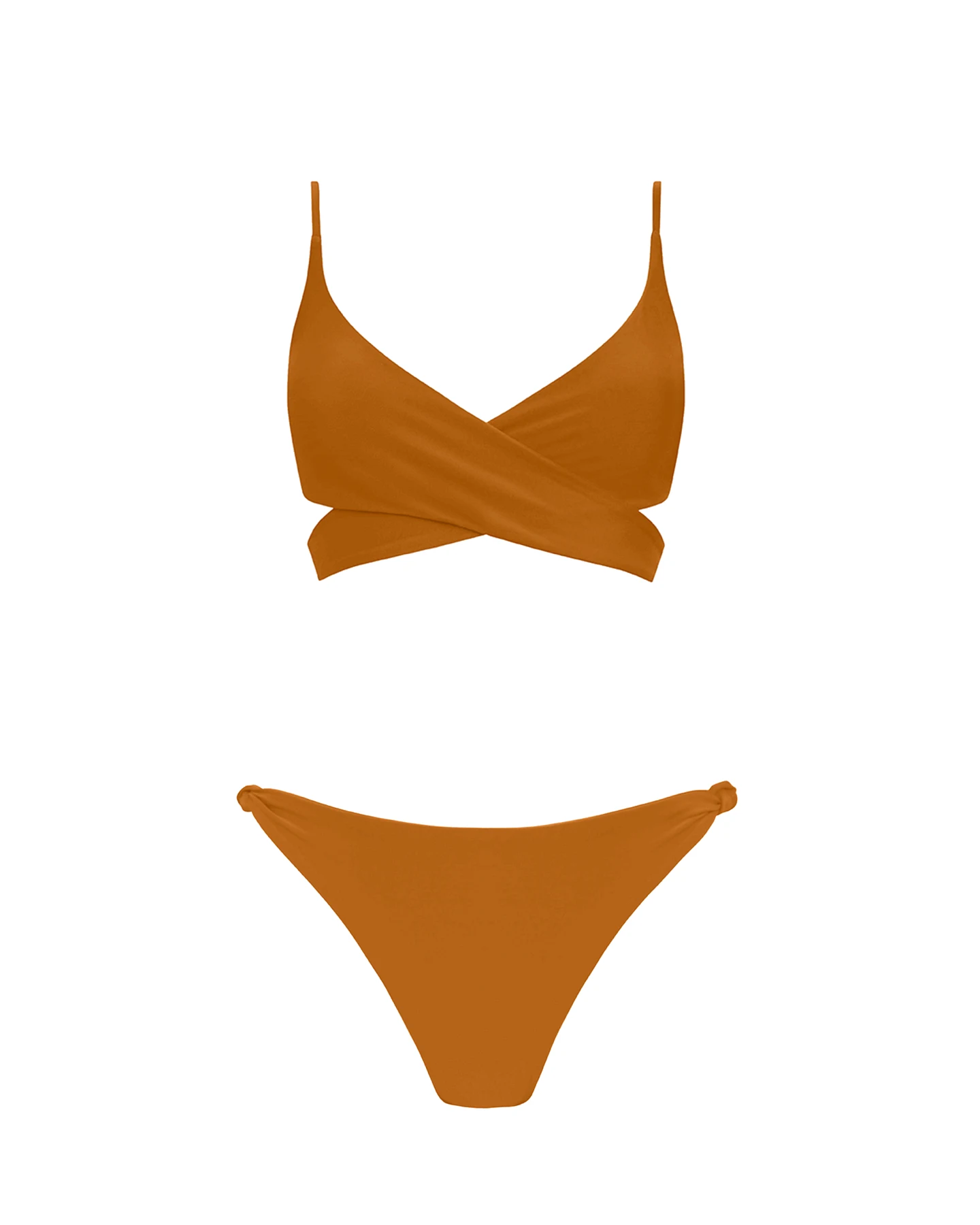 Anekdot Damen vegan Bikini Set Lin & Leona Ocker – Ansicht 2