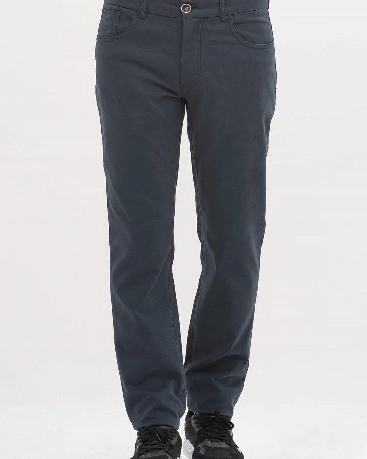 ORGANICATION Herren vegan Hose Regular Fit Navy