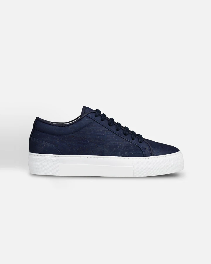QURC Herren vegan Sneakers Marinha Blau Essential