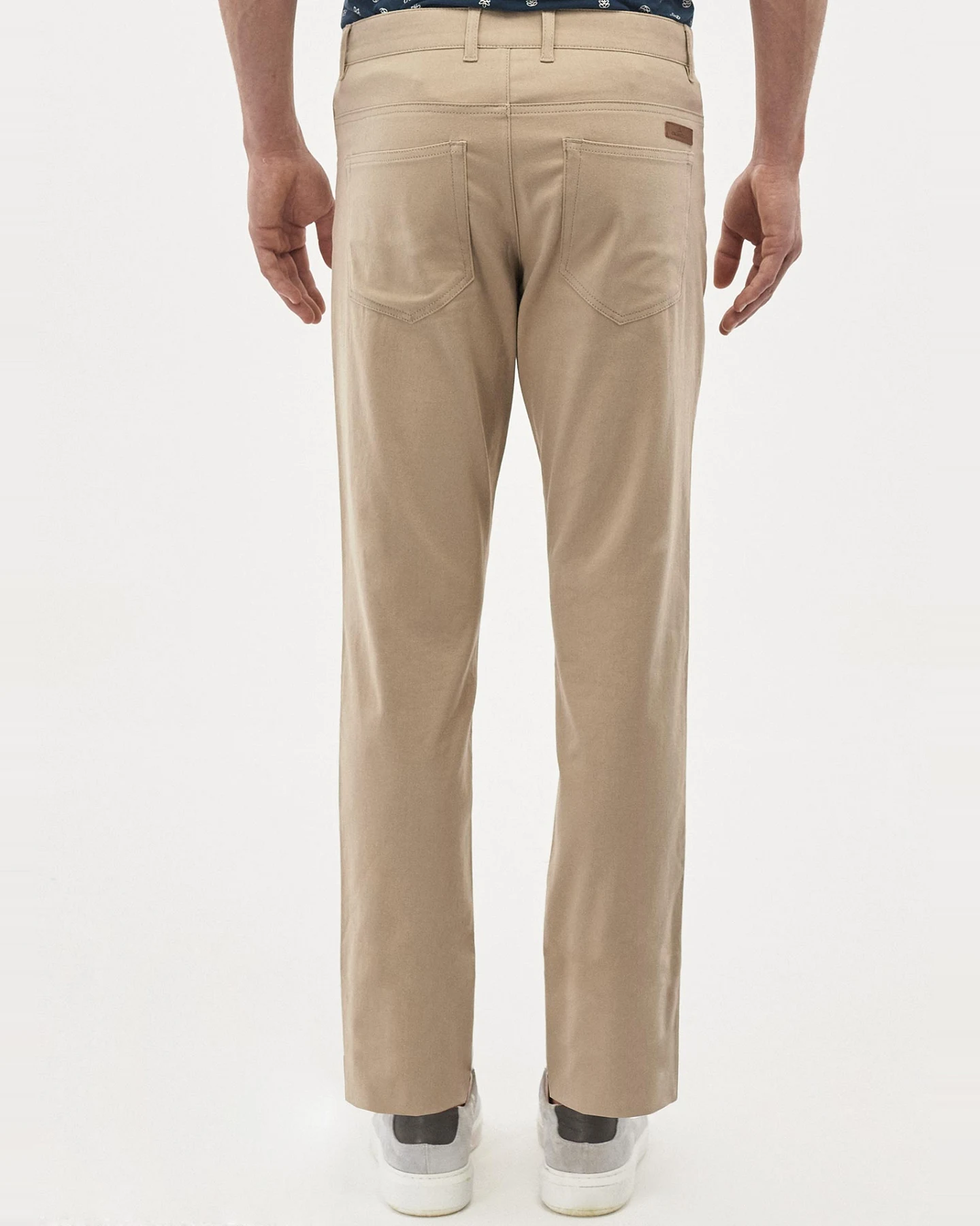 ORGANICATION Herren vegan Freizeithose Beige Elastan Mix – Ansicht 2