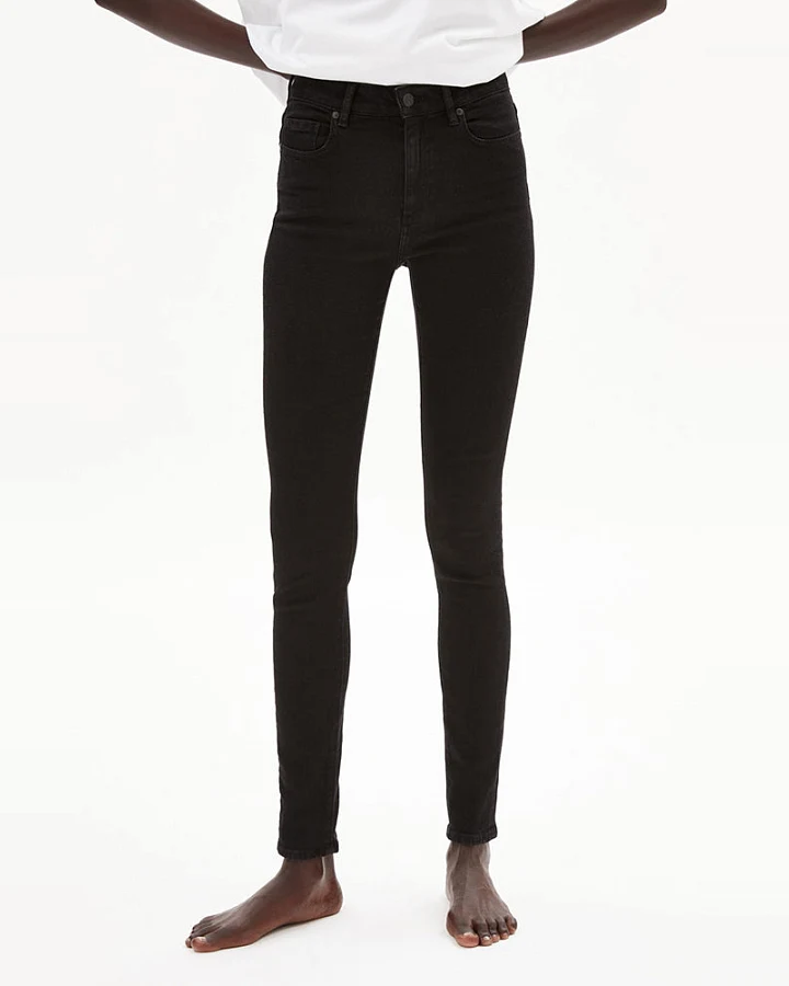 ARMEDANGELS Damen vegan Tillaa Jeans Black Night