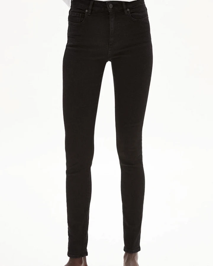 ARMEDANGELS Damen vegan Tillaa Jeans Black Night
