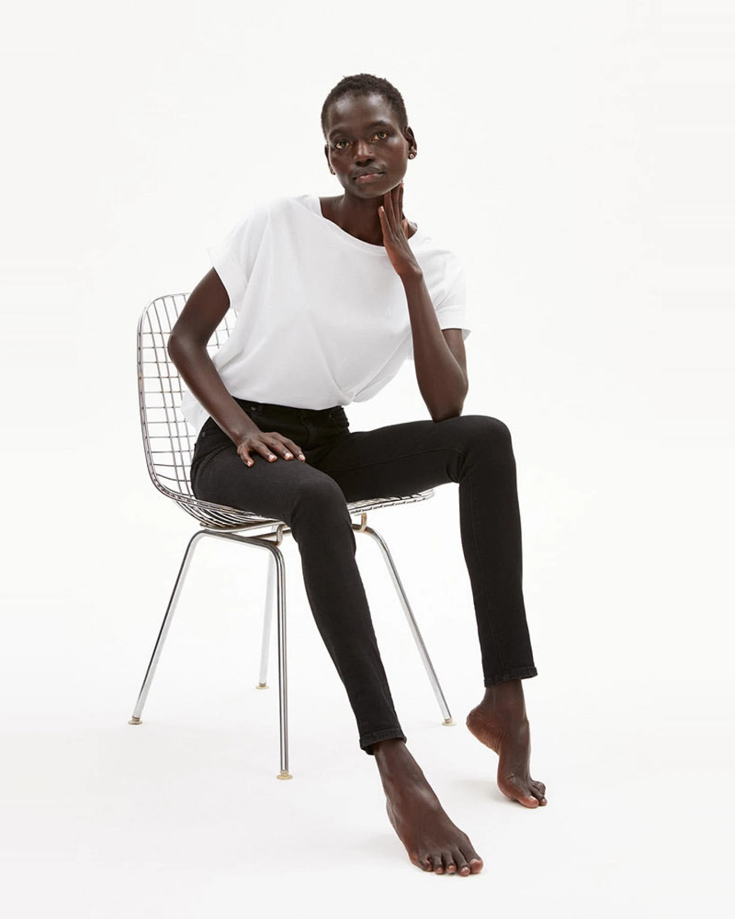 ARMEDANGELS Damen vegan Tillaa Jeans Black Night – Ansicht 2