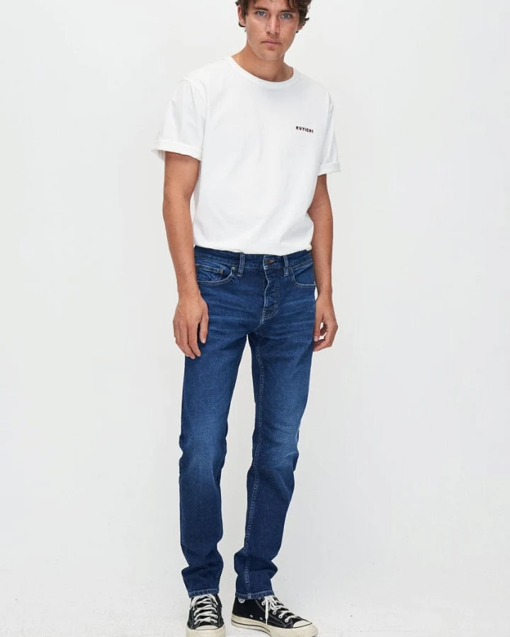 Kuyichi Herren vegan Jeans Jim Faded Indigo