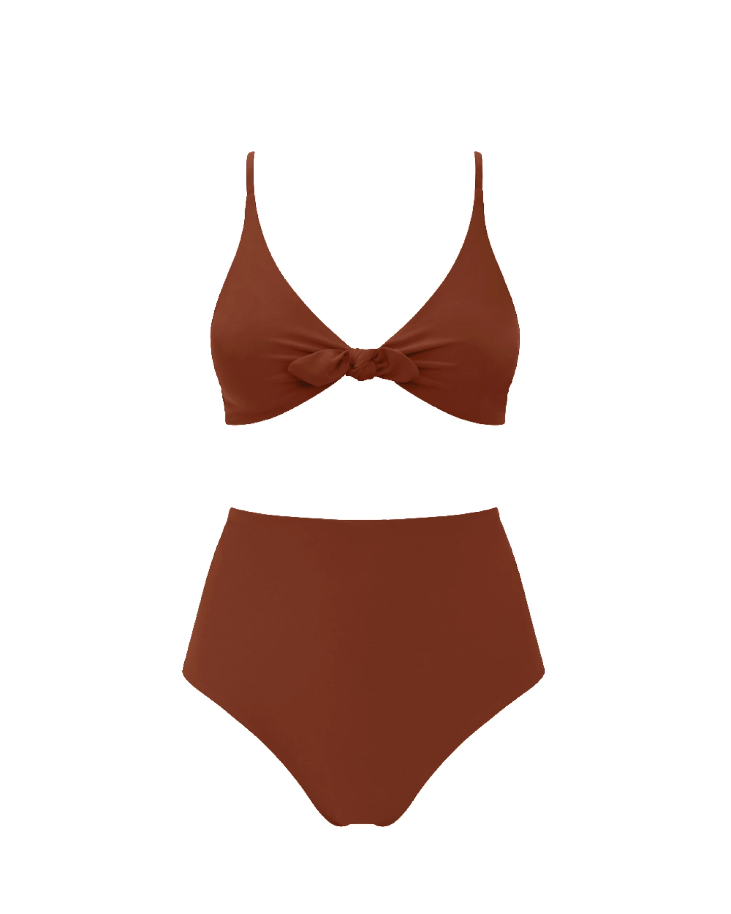 Anekdot Damen vegan Leona + Core High Bikini Rust – Ansicht 2