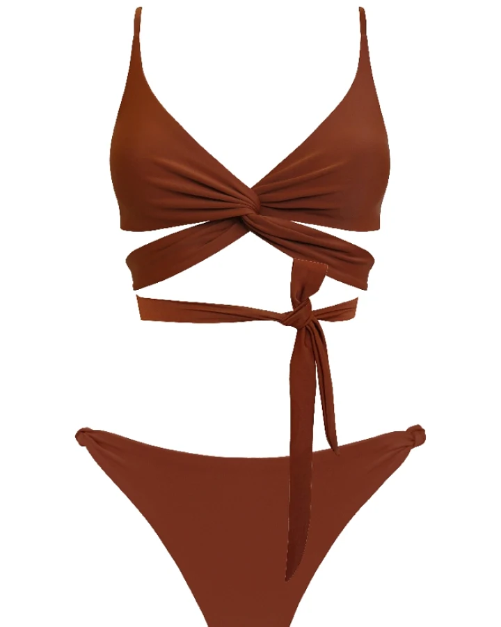 Anekdot Damen vegan Lin + Leona Bikini Rust