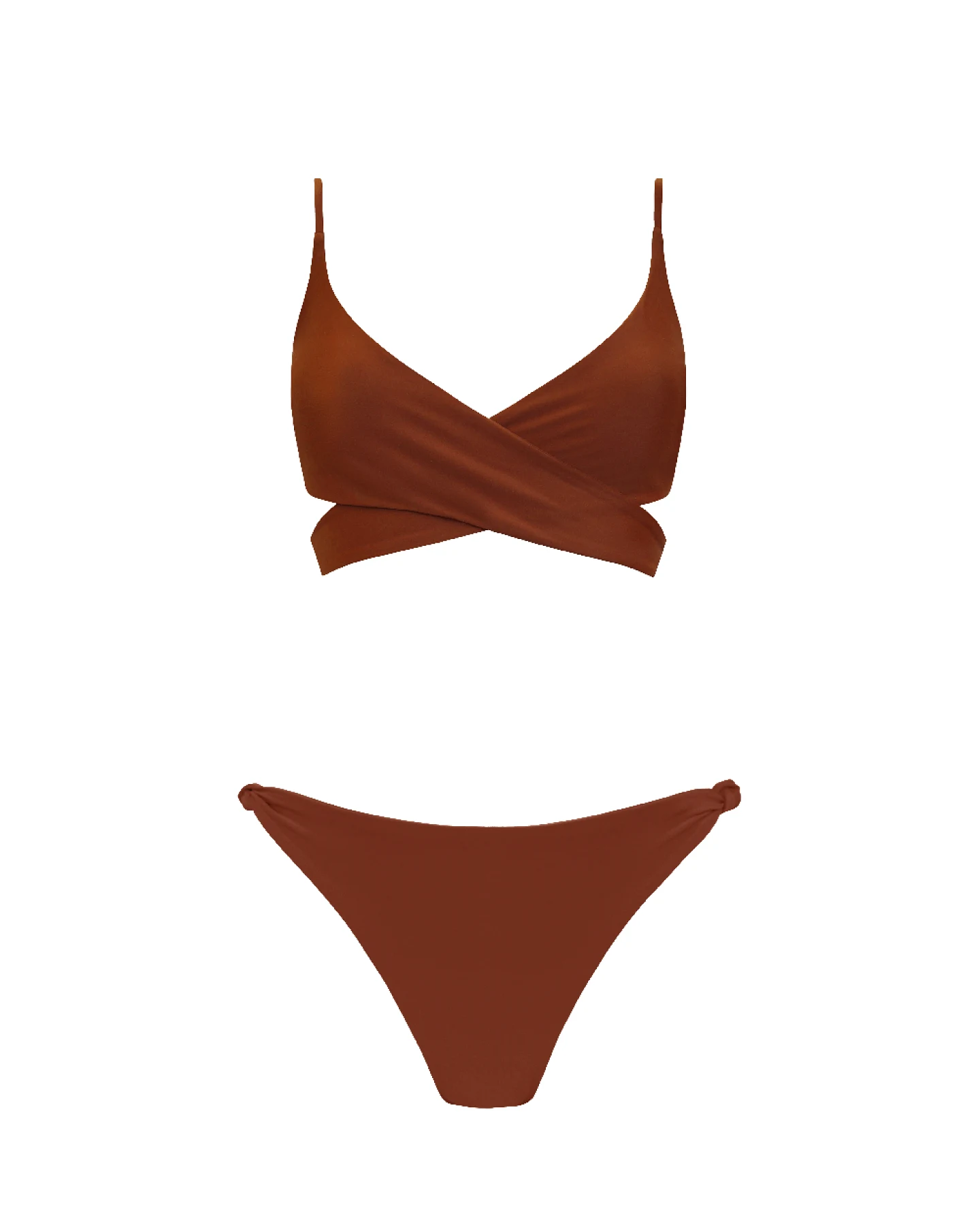 Anekdot Damen vegan Lin + Leona Bikini Rust – Ansicht 2