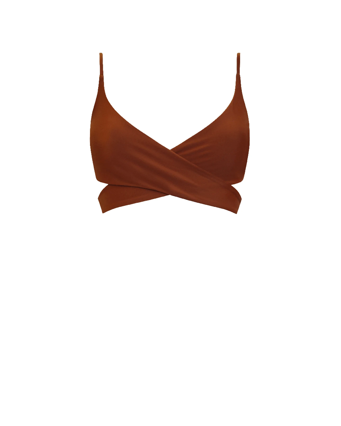 Anekdot Damen vegan Lin Bikinioberteil Rust – Ansicht 2