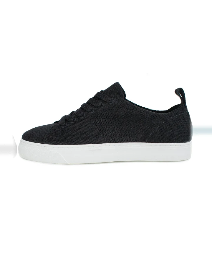 Will's Vegan Store Damen vegan Ny Sneaker Schwarz Knit
