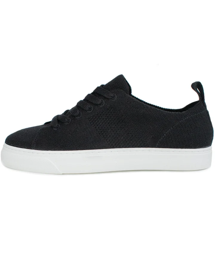 Will's Vegan Store Damen vegan Ny Sneaker Schwarz Knit