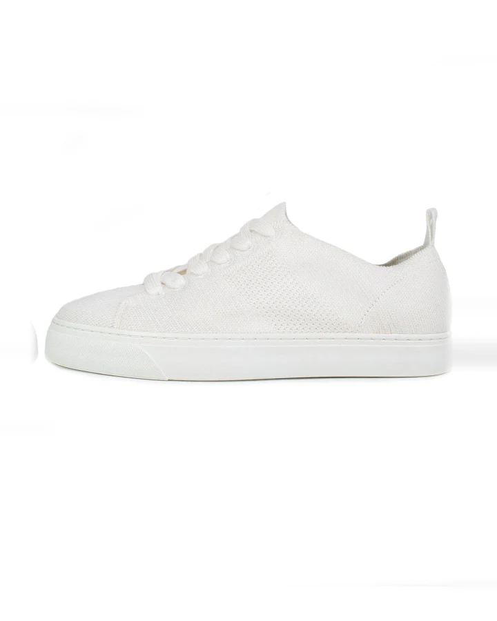 Will's Vegan Store Damen vegan Ny Sneaker Weiß Knit