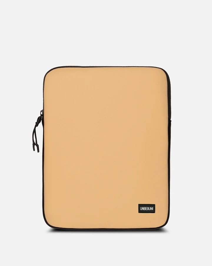 UNBEGUN Herren vegan Ipad Sleeve Sand Beige