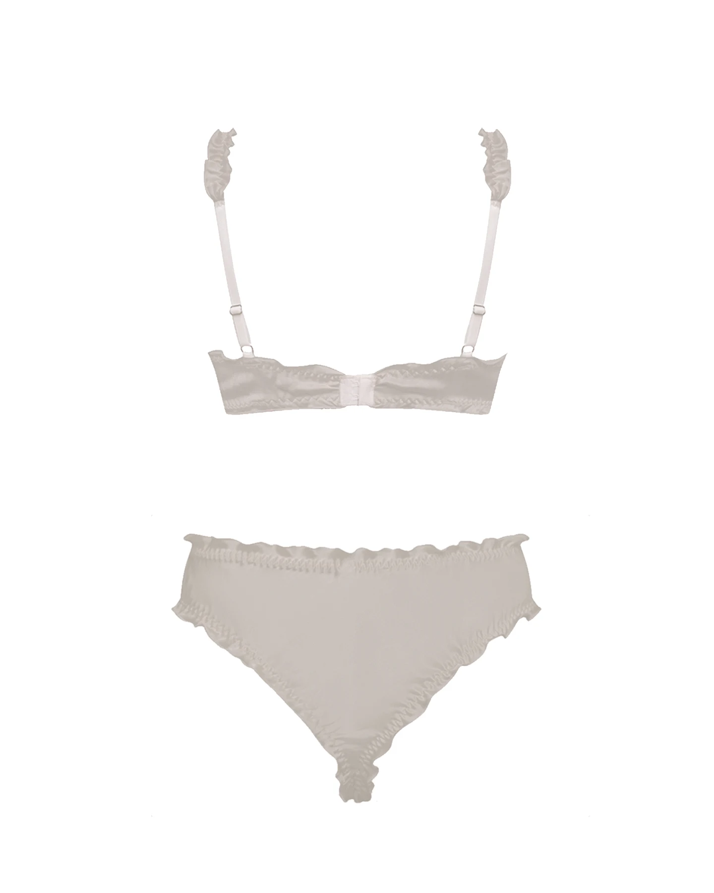 Anekdot Damen vegan Lingerie Set Champagner – Ansicht 2