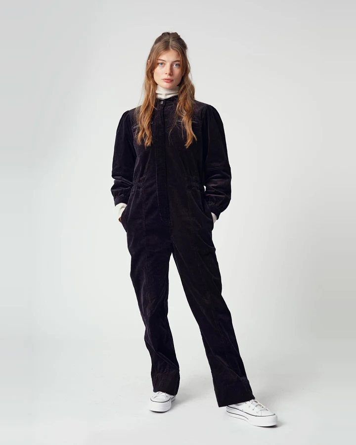 KOMODO Damen vegan Kawa Jumpsuit Schwarz