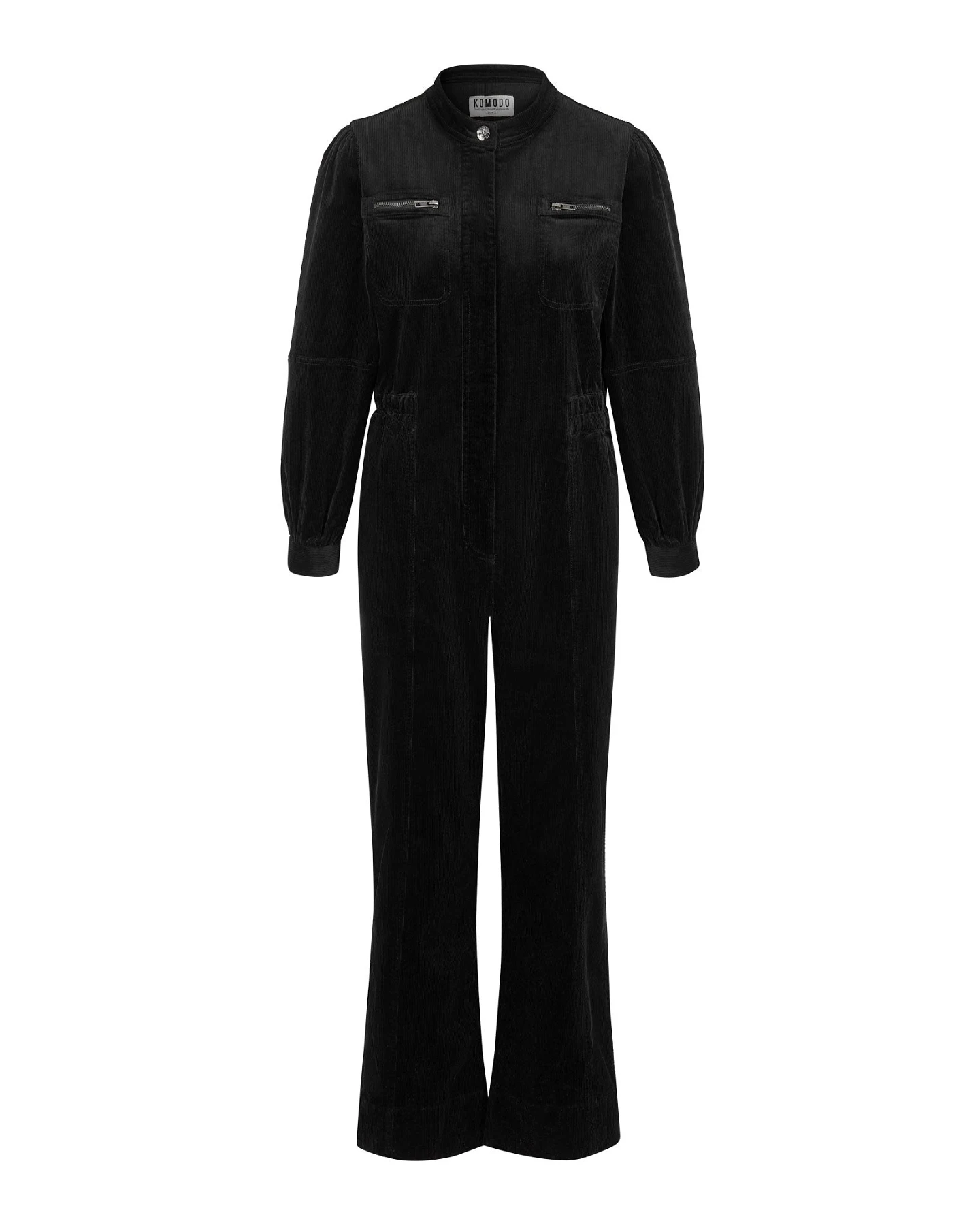 KOMODO Damen vegan Kawa Jumpsuit Schwarz – Ansicht 2