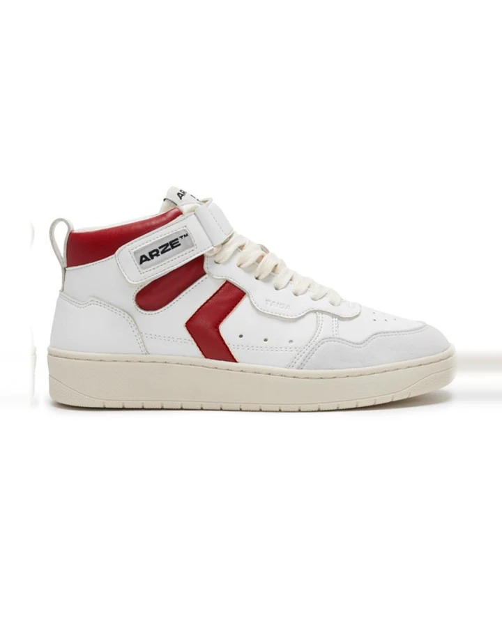 ARZE Herren vegan Taiga Hi Sneaker Rot
