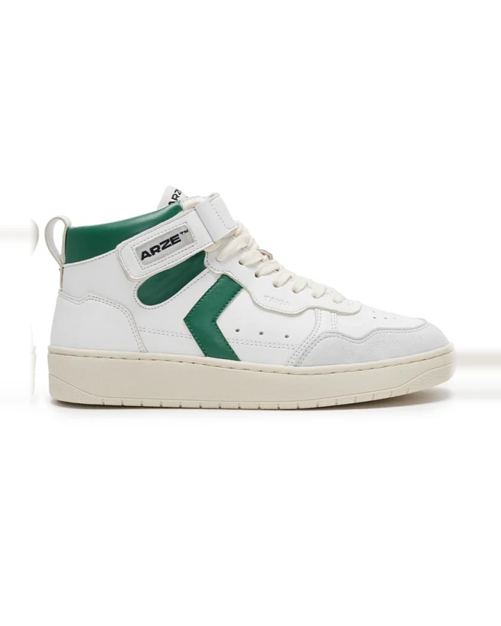 ARZE Herren vegan Taiga Hi Sneaker Grün