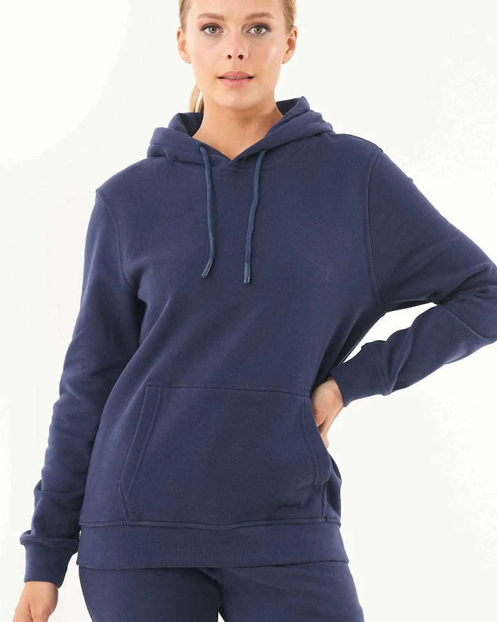 ORGANICATION Damen vegan Weicher Sweat-Hoodie Aus Bio-Baumwolle Navy