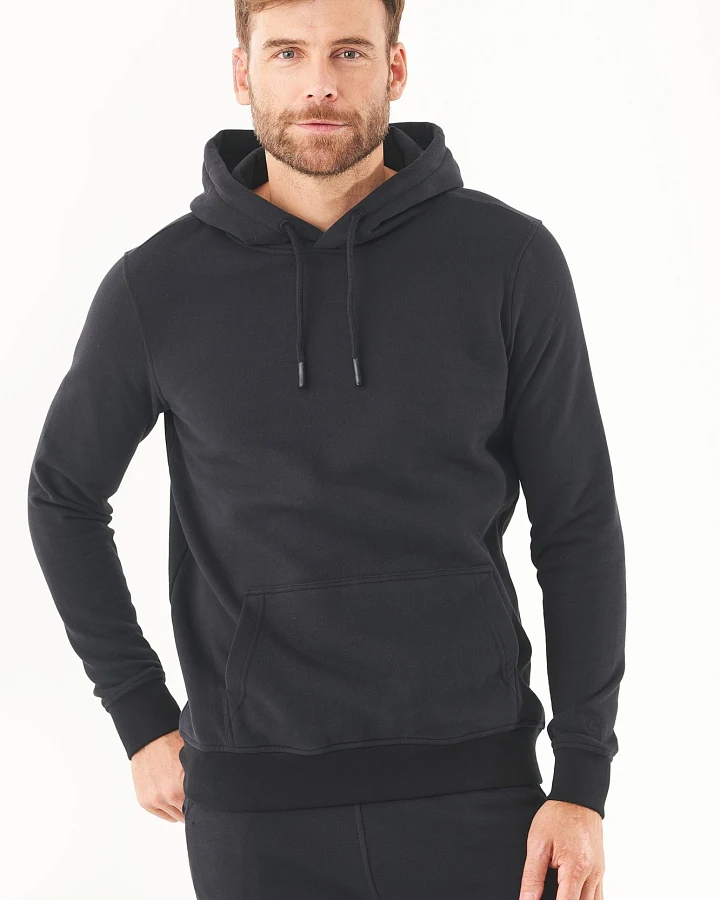 ORGANICATION Herren vegan Kapuzenpullover Soft Touch Schwarz