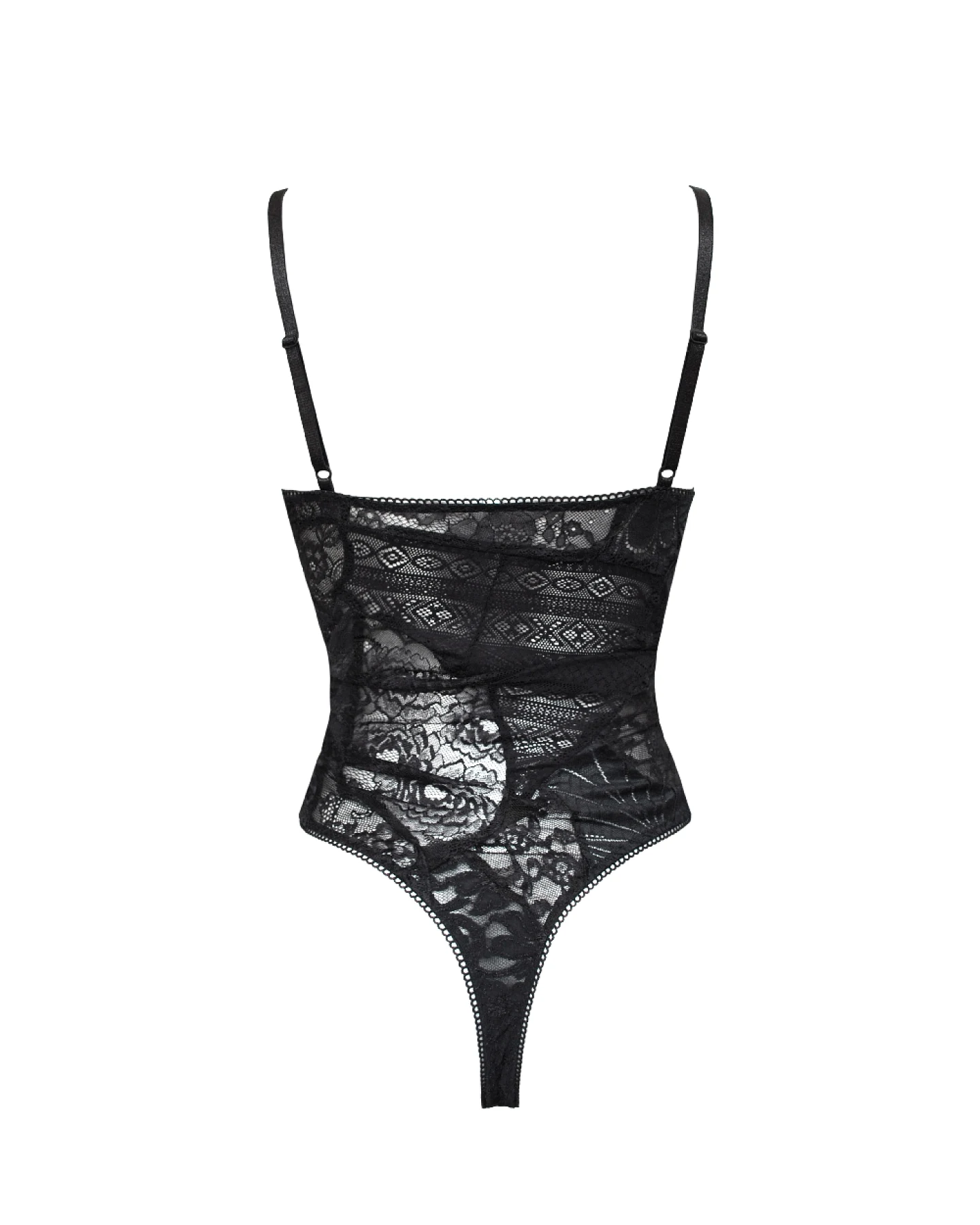 Anekdot Damen vegan Bouquet Body Schwarz – Ansicht 2