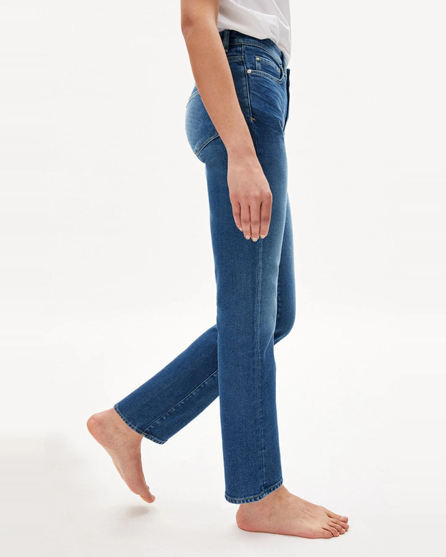 ARMEDANGELS Damen vegan Carenaa Jeans Cenote – Ansicht 2