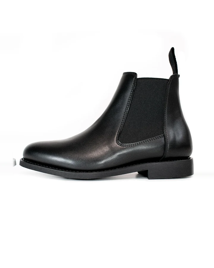 Will's Vegan Store Damen vegan Goodyear Chelsea Boots Schwarz