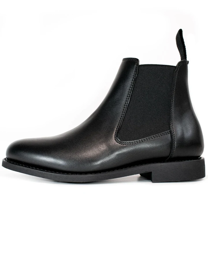 Will's Vegan Store Damen vegan Goodyear Chelsea Boots Schwarz
