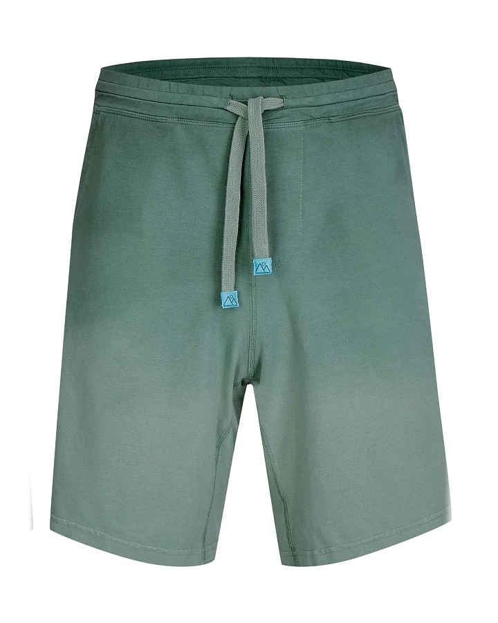 nice to meet me Herren vegan Tie-Dye-Shorts Grün