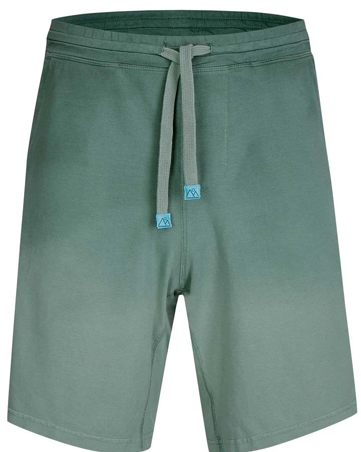 nice to meet me Herren vegan Tie-Dye-Shorts Grün