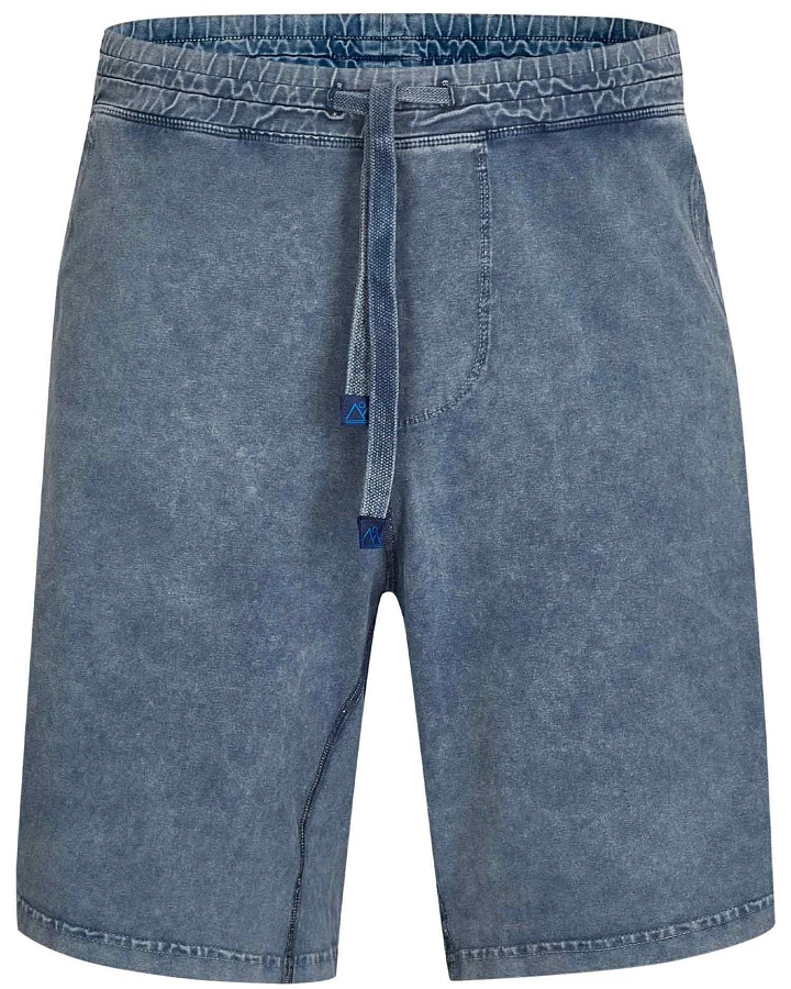 nice to meet me Herren vegan Tie-Dye-Shorts Blau