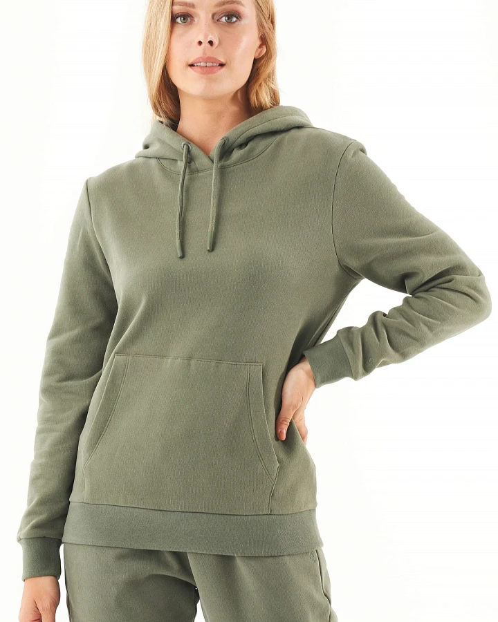 ORGANICATION Damen vegan Hoodie Haree Olive