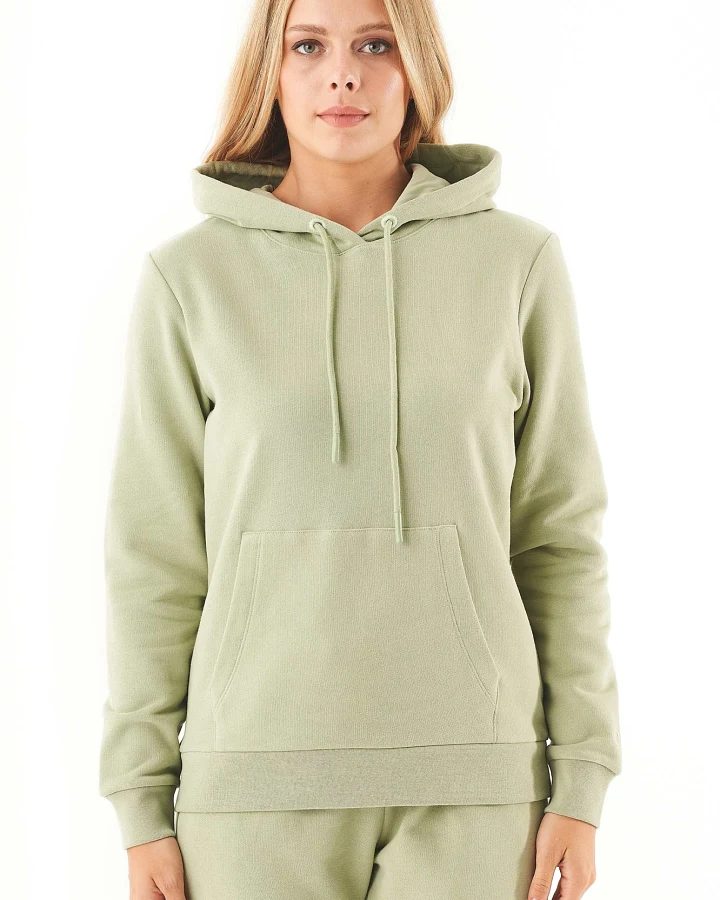 ORGANICATION Damen vegan Hoodie Haree Salbei