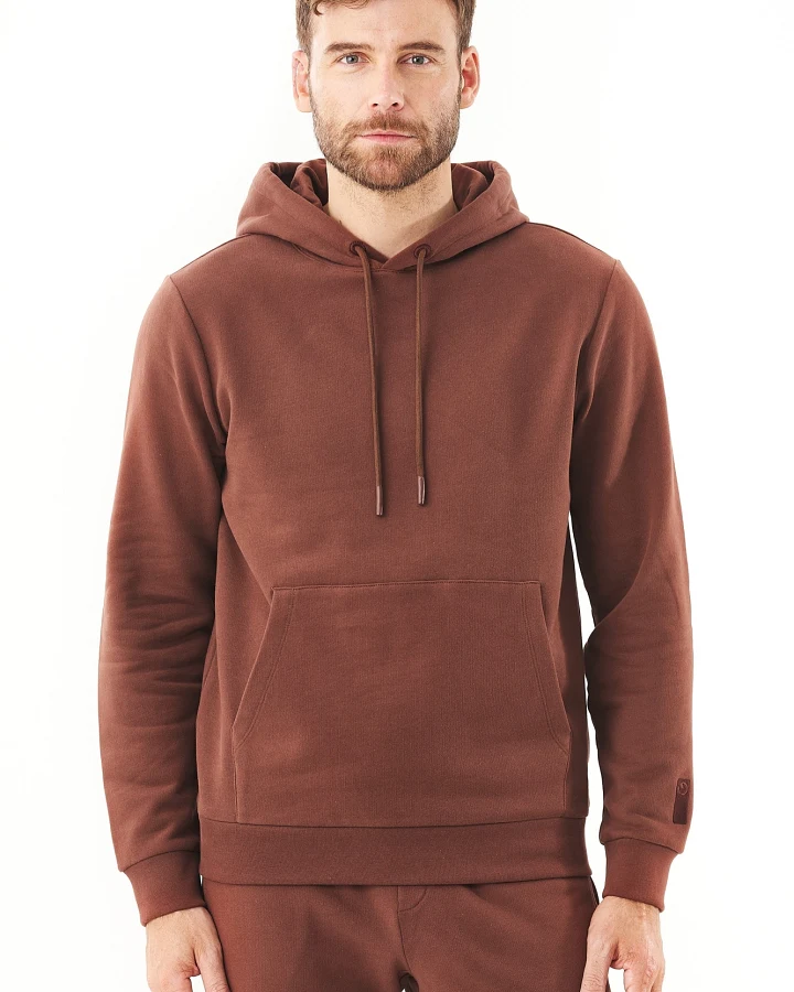 ORGANICATION Herren vegan Hoodie Hoolden Kaffee