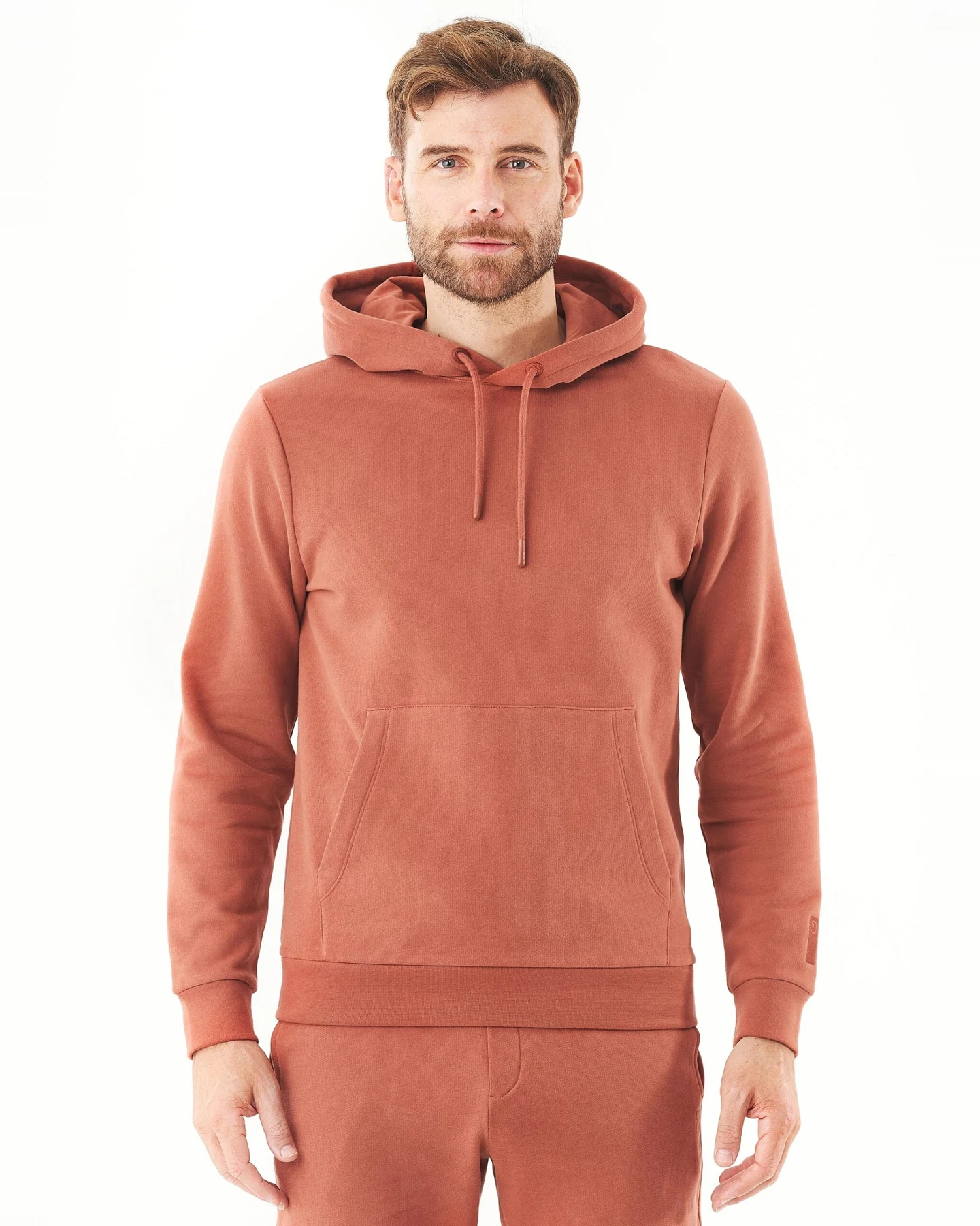 ORGANICATION Herren vegan Hoodie Hoolden Zimt – Ansicht 2