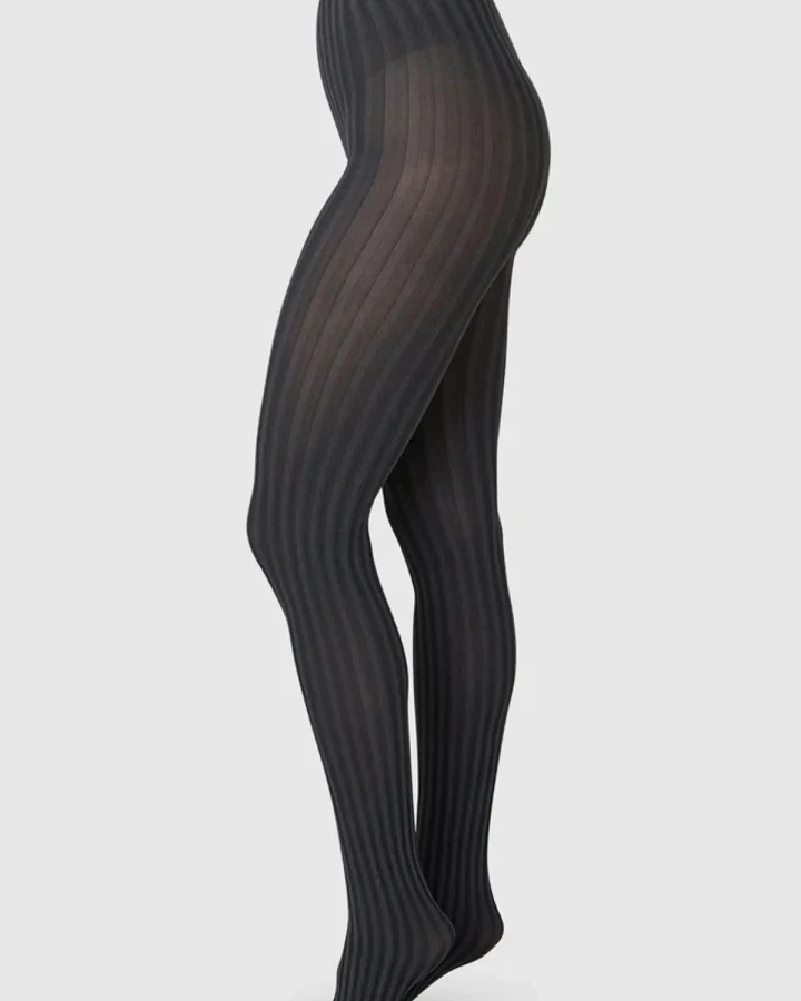Strumpfhose Hilda Stripe Schwarz