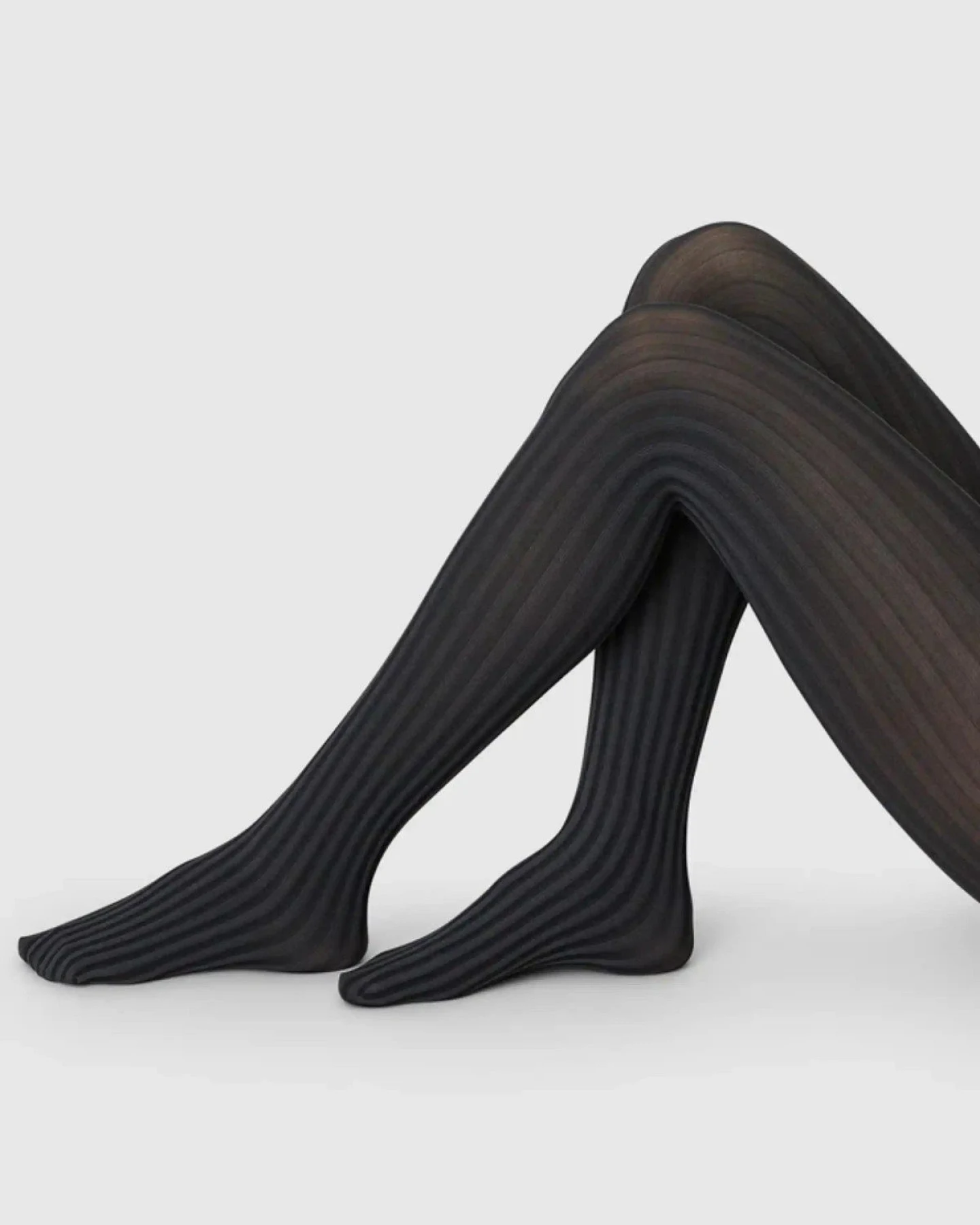 Strumpfhose Hilda Stripe Schwarz – Ansicht 2