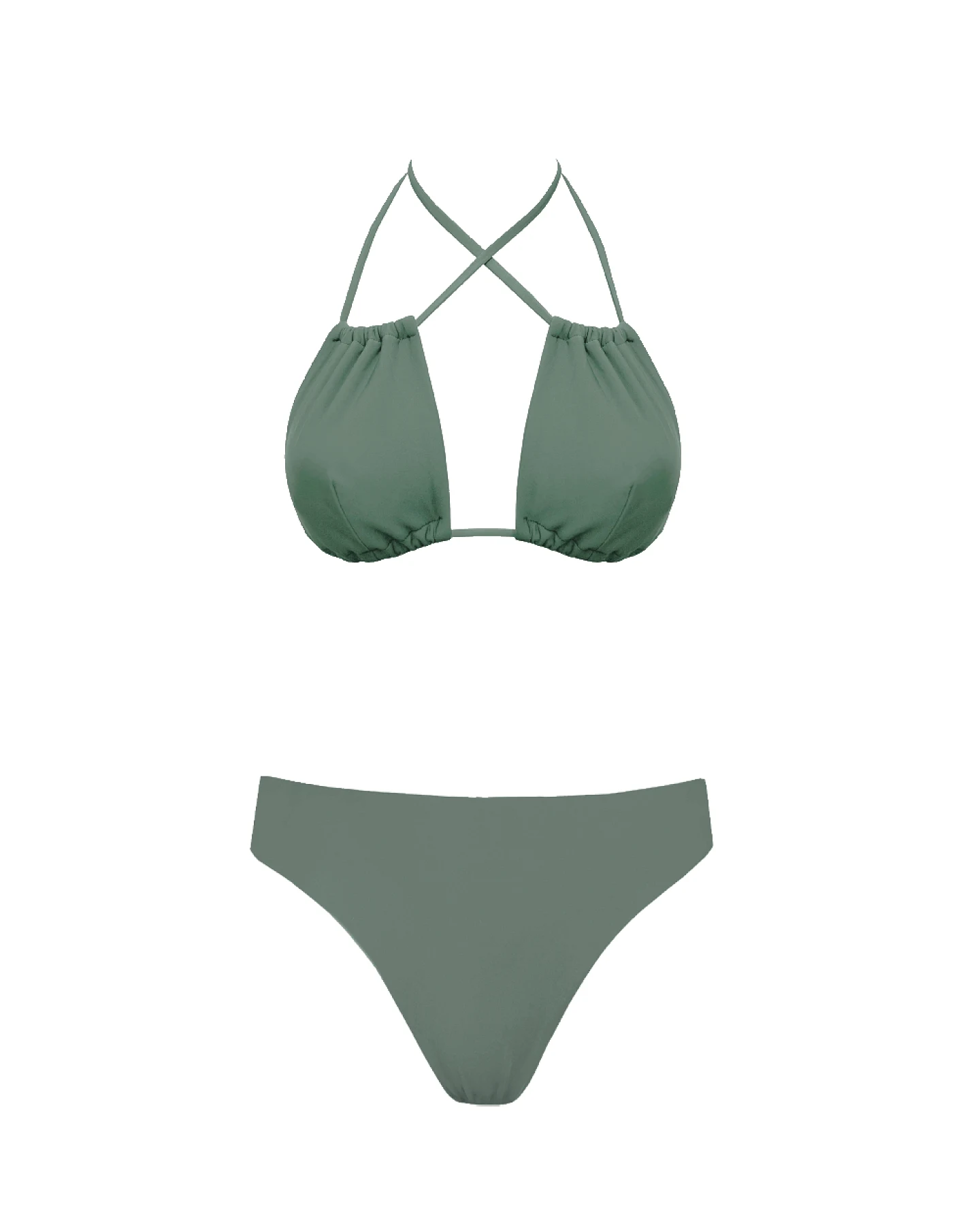 Anekdot Damen vegan Bikini Low Versatile + Skyline Slim Sage – Ansicht 2