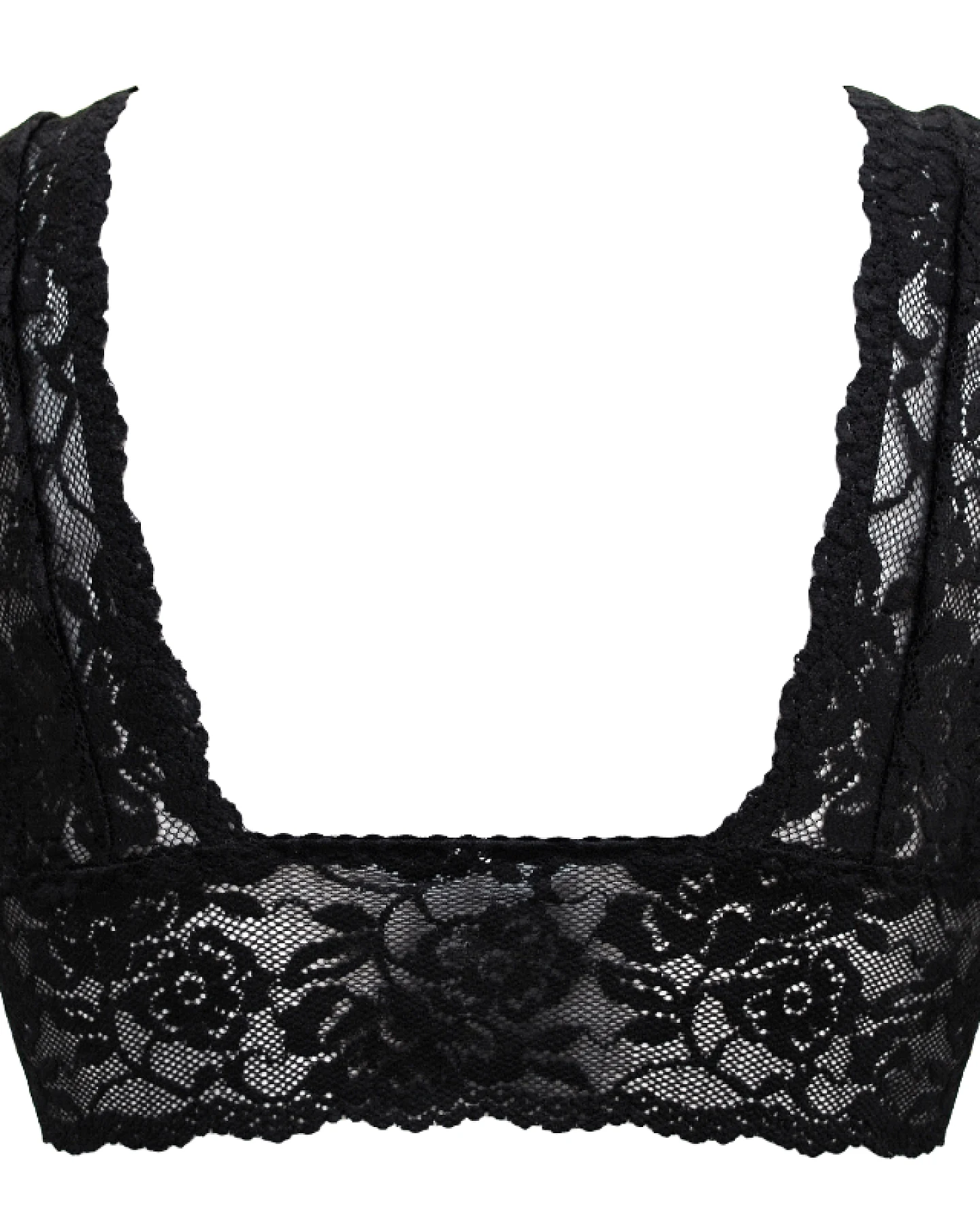Anekdot Damen vegan Bralette Schwarzer Bernstein – Ansicht 2