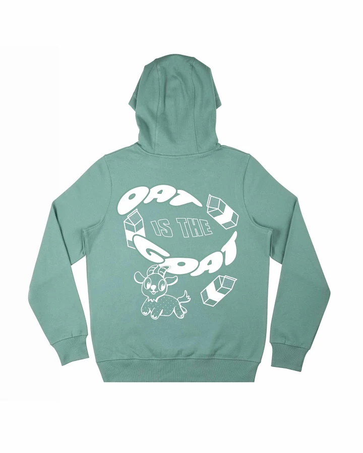 Plant Faced Clothing Damen vegan Hoodie Oat Is The Goat Grün