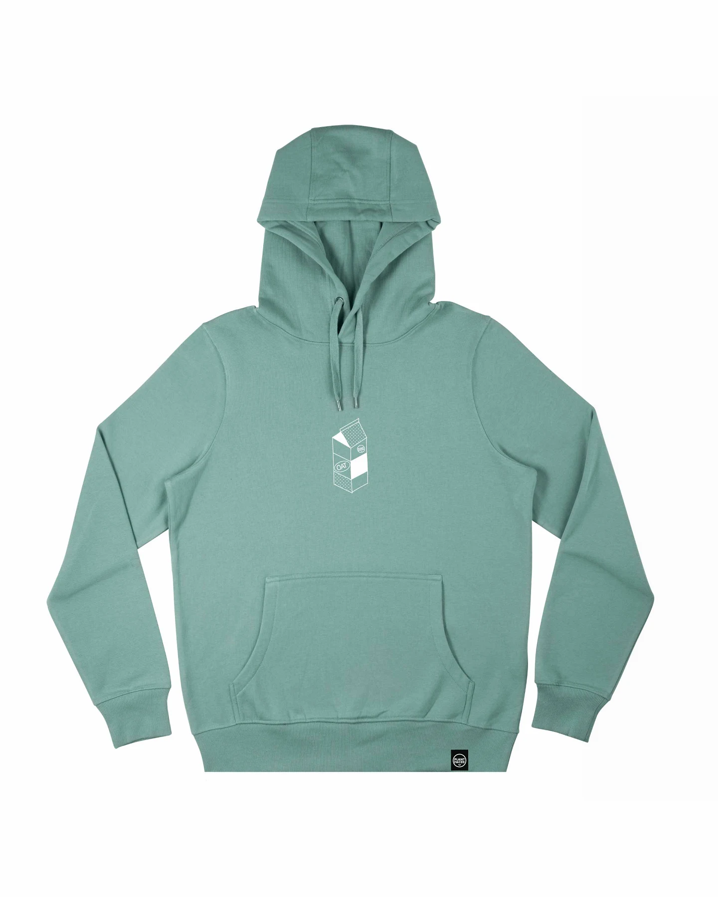 Plant Faced Clothing Damen vegan Hoodie Oat Is The Goat Grün – Ansicht 2