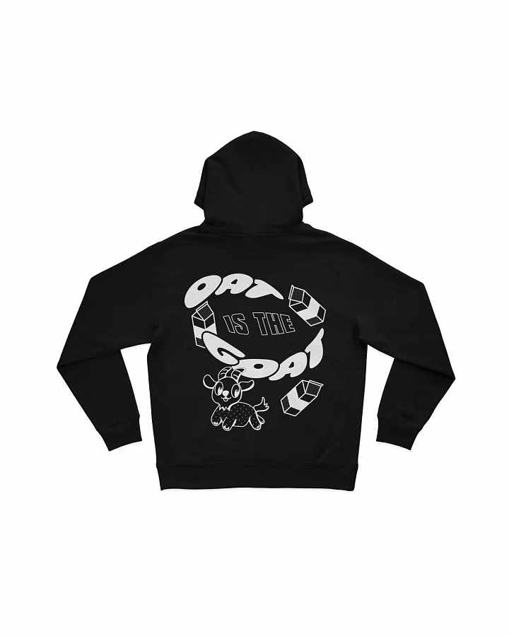 Plant Faced Clothing Damen vegan Hoodie Oat Is The Goat Schwarz