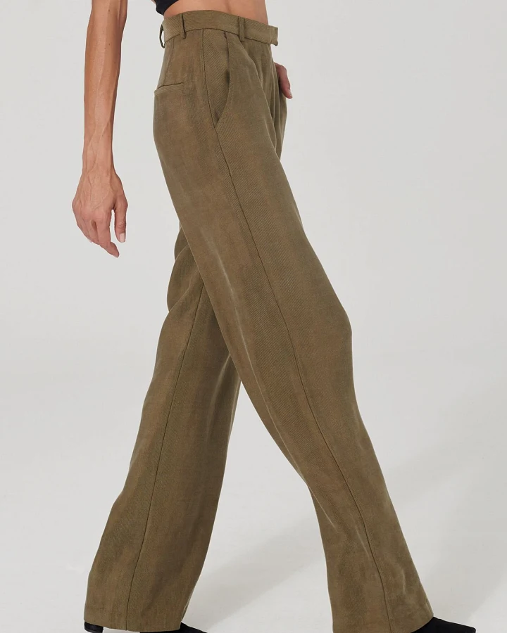 LOVJOI Damen vegan Hose Jeanni Grün